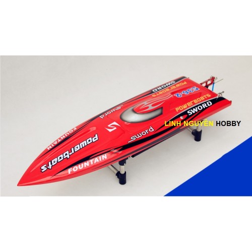 DT Racing Sword Brushless RC Boat / Mono 845 kèm remote RC6 - Tàu đua tốc độ cao 100kmh