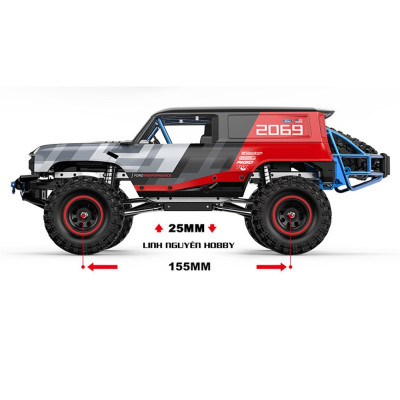 HPG18P Hyper Go  - XE ĐỊA HÌNH OFFROAD CRAWLER - RTR 1/18 4WD RC Car Bronco Baja 1000 Crawler Vehicles Models