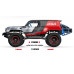 HPG18P Hyper Go  - XE ĐỊA HÌNH OFFROAD CRAWLER - RTR 1/18 4WD RC Car Bronco Baja 1000 Crawler Vehicles Models