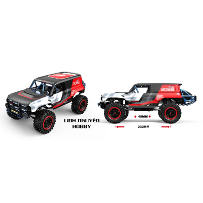 HPG12P Hyper Go  - XE ĐỊA HÌNH OFFROAD CRAWLER - 1/12 24WD Brushless Motor RC Short Course Vehicle Model RTR Bronco Baja 1000