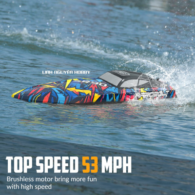 Volantex Vector SR90 Brushless 900mm Brushless RC Boat  - Tàu đua size 90cm tốc độ cao