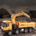 HNA538 Xe Tải Đổ Ben Kèm Gắp Cẩu 1/14 2.4G 26CH Grabbing Wood Dump Truck 3-in-1