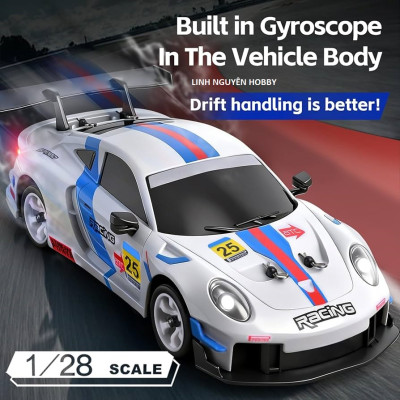 WL28191 xe drift tỉ lệ 1/28 Upgraded Gyro RC Drifting Car 4WD