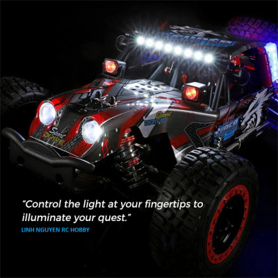 WL1228 xe địa hình tỉ lệ 1/12 2.4G 4WD 60km/h Brushless RC Car Desert Off-Road Truck Metal Chassis