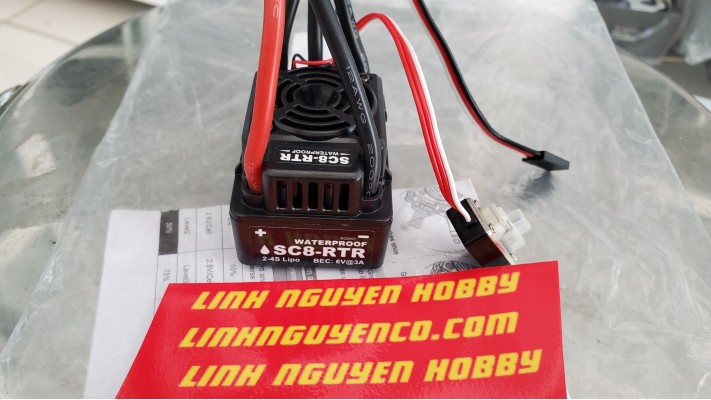 ESC Hobbywing SC8_RTR 120A chống nước Max lipo 4s 14.8v