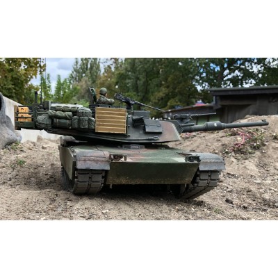 Chơi bắn xe tăng điều khiển từ xa - Henglong M1A2 Abrams vs Germany Leopard 2A6