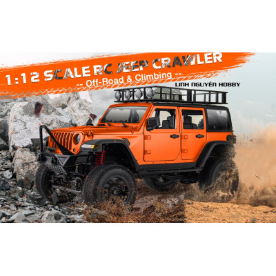 MNU128 - XE ĐỊA HÌNH OFFROAD CRAWLER - tỉ lệ 1/12 2.4G 4WD Brushed Rock Climber MNU128 - XE ĐỊA HÌNH OFFROAD CRAWLER - tỉ lệ 1/12 2.4G 4WD Brushed Rock Climber