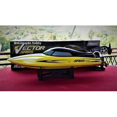 Tàu đua Vector 65cm combo RTR tốc độ 55KM / h - Thuyền RC tốc độ cao không chổi than - High speed racing boat