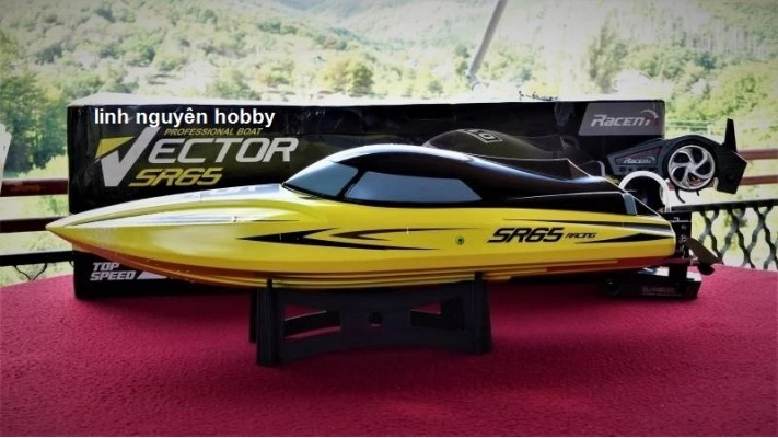 VLT EX Hobby Vector 65cm SR RTR tốc độ 55KM / h - Thuyền RC tốc độ cao không chổi than - High speed racing boat
